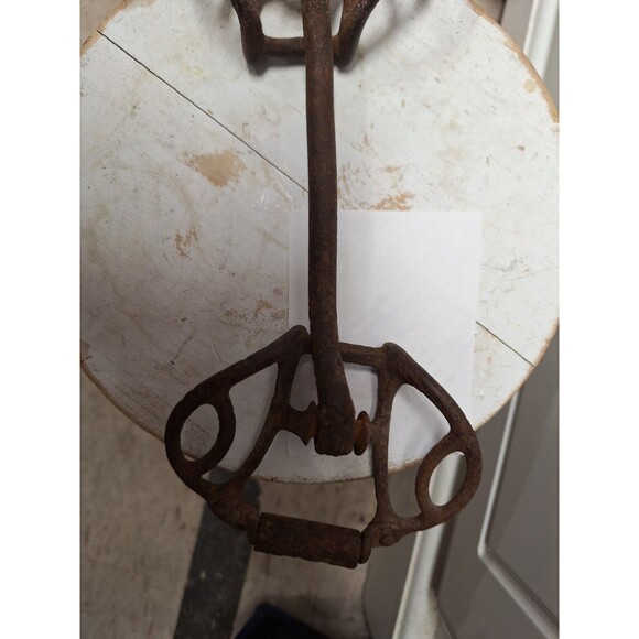Vintage‎ Iron Horse Harness Bit Antique Rare Design Wagon Western Military - Picture 5 of 7